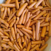 هویج آبگیری شسته شده