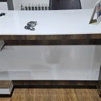 ست کامل میز مدیریت +صندلی چرخدار+کتابخانه پشت‌میزی