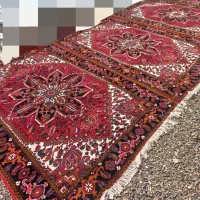 دو جفت فرش ۶ متری دستبافت تازه از دار افتاده