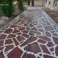 سنگ لاشه ورقه ای قرمز قهوه ای