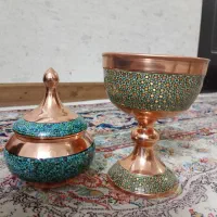 جام و قندان مسی