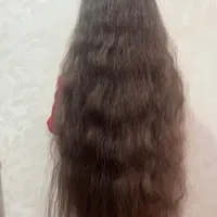 موی طبیعی ۶۵ سانت دختر بچه بدون رنگ و حنا
