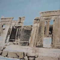 گلیم فرش تقریبا نو