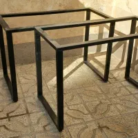 ۲عدد پایه فلزی میز اداری (قوطی)