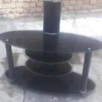 میز تلویزیون شیشه ای