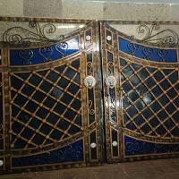 درب حیاط  درب پارکینگ درب آهنی  دست دوم