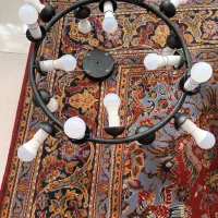 لوستر مولکولی ۱۶ شعله و سه شعله|لوستر و چراغ آویز|مشهد, الهیه|دیوار