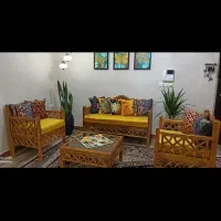 مبل و تخت سنتی و میز و صندلی چوبی