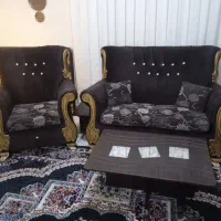 مبل راحتی 7 نفره همراه میز نهارخوری|مبلمان خانگی و میز عسلی|پردیس, فاز ۵|دیوار