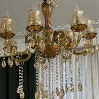 فروش دوتا لوستر یکی ۸ شاخه و ۷ شاخه با دوتا دیواری