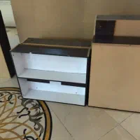 دکور میز قفسه کمد|کتابخانه، شلف، قفسه‌های دیواری|قم, شاه سید علی|دیوار