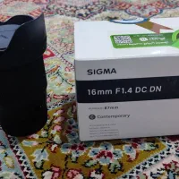 لنز سیگما سونی f1.4 16mm