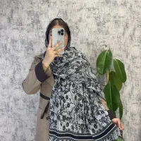 شال برشکا لمه دار بهاره بهاره (روسری دل‌آرا)