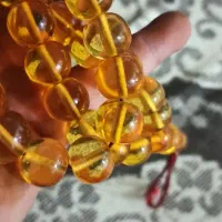 تسبیح سندلوس عسلی شمش درجه یک گرید a|جواهرات|خرم‌آباد, |دیوار