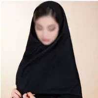 مقنعه مشکی دانشجویی واداری