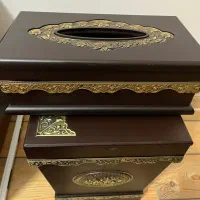 ست سطل اشغال و جادستمال کاغذی