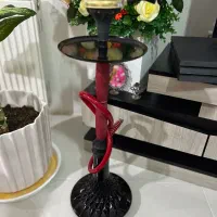 قلیان خوشگل قرمز مشکی سوپاپدار