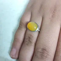 انگشتر عقیق زرد ماشاالله