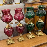 شمعدان جا شمعی جفتی تراش کادو هدیه جهیزیه