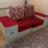 مبلمان 7 نفره ال راحتی و میز ناهارخوری 4 نفره