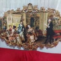 تابلوی مخمل فرانسوی طرح سلطنتی