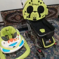 کالسکه راهروک بچه در حد نو دسته دوم