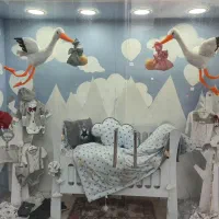 ویترین مغازه  دکور مغازه سیسمونی