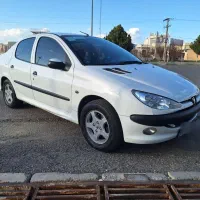 پژو 206 SD V 8 سفید مدل 96