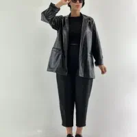 کت پالتو بارونی چرم