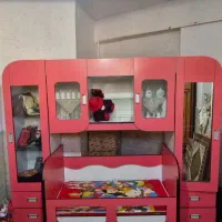 یک عدد کمد بچه بزرگ|تخت و صندلی بچه|قم, نیروگاه|دیوار