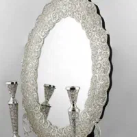 اینه و شمعدان ملیله کاری