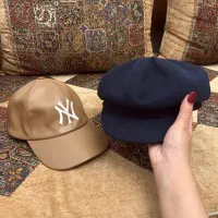 کلاه چرم آفتابی و کاپیتانی پاییزه نو استفاده نشده