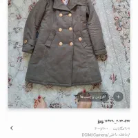 پالتو گرم و زیبا در حد نو دوبار بیشر پوشیده نشده