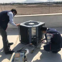 کار تعمیرو نصب کولر گازی پکیج چیلر مشعل