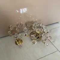 لوستر سقفی هشت شاخه|لوستر و چراغ آویز|مشکین‌دشت, |دیوار