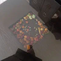 میز عسلی جلو مبلی چوبی