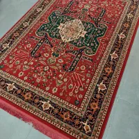 لاکی سبز فرش وینتیج ضخیم کلاسیک
