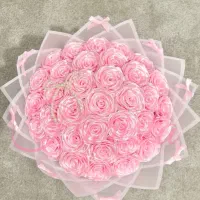 دسته گل روبانی دست‌ساز ماندگار و خاص برای هدیه
