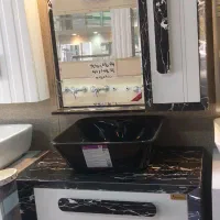 روشویی کابینتی با آینه باکس سایز۶۰