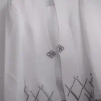 کت وشلوار سفید برا عقد نوفقط یکبار پوشیدم