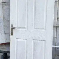 درب چوبی با چارچوب اهنی