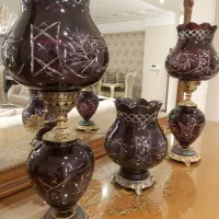 شمعدان کریستال دوپوست اعیانی شیک جهیزیه|لوستر و چراغ آویز|تهران, الهیه|دیوار