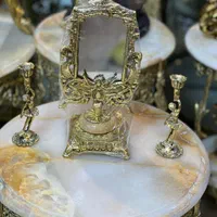 آینه هفت سین سنگی برنز برنزی|آینه|کرج, حصارک پایین|دیوار