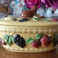 دو عدد مجسمه شکلات خوری سرامیک ژاپن قدیمی