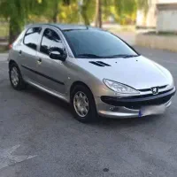 پژو۲۰۶ مدل ۸۴ فول   نقره ای  استثنایی درجه یک