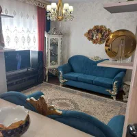 مبل راحتی هفت نفره بابوفه ومیزجلومبلی ومیزهای عسلی|مبلمان خانگی و میز عسلی|کرج, محمود آباد|دیوار