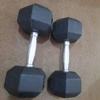 دمبل مکسول Maxwell روکش چرم اصل|تجهیزات ورزشی|شیراز, کوشک میدان|دیوار