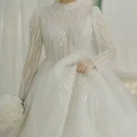 لباس عروس جواهر دوزی شده