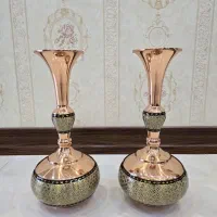 شکلات‌خوری و گلدان مس و خاتم - فروش به علت مهاجرت|صنایع دستی و سایر لوازم تزئینی|اصفهان, جلالیه|دیوار