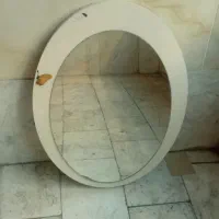 اینه بیضی سفید